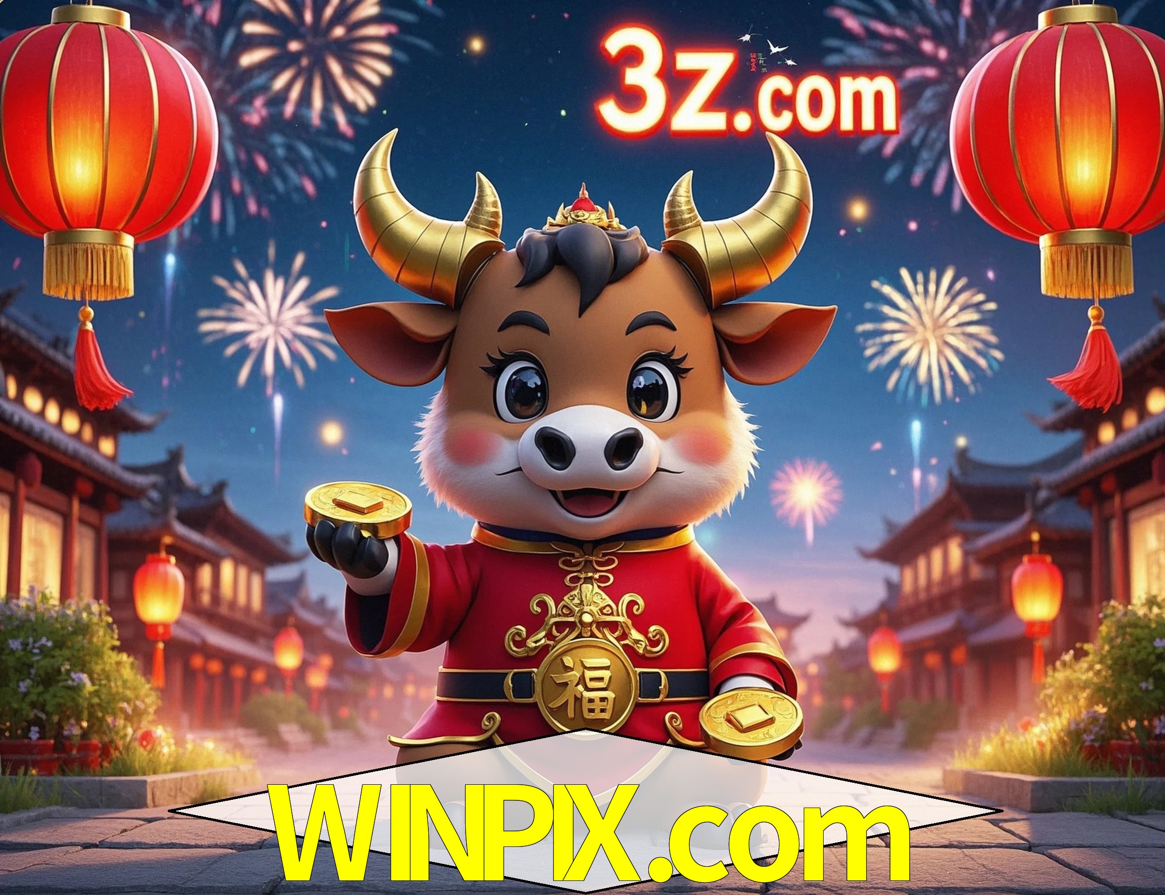 Slot machine 3D icon with number 7 and 1